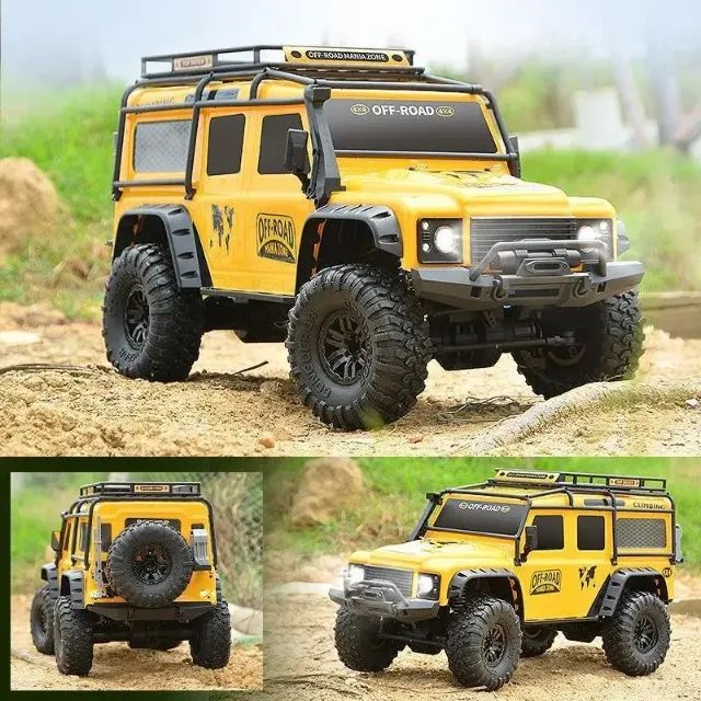 Carro de controle remoto landrover defender Crawler 4x4 off-road 1:10 47CM - Foto 2