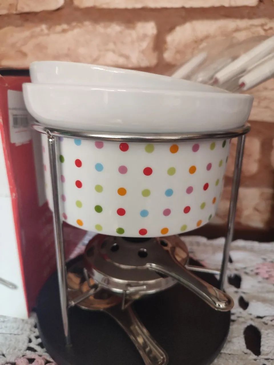 Fondue Porcelana Gerimport - Foto 4