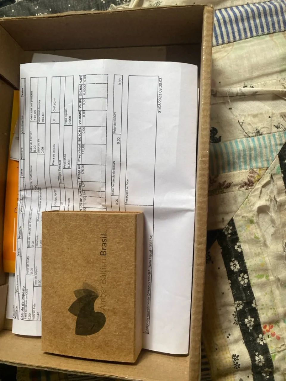 colar de âmbar, original 