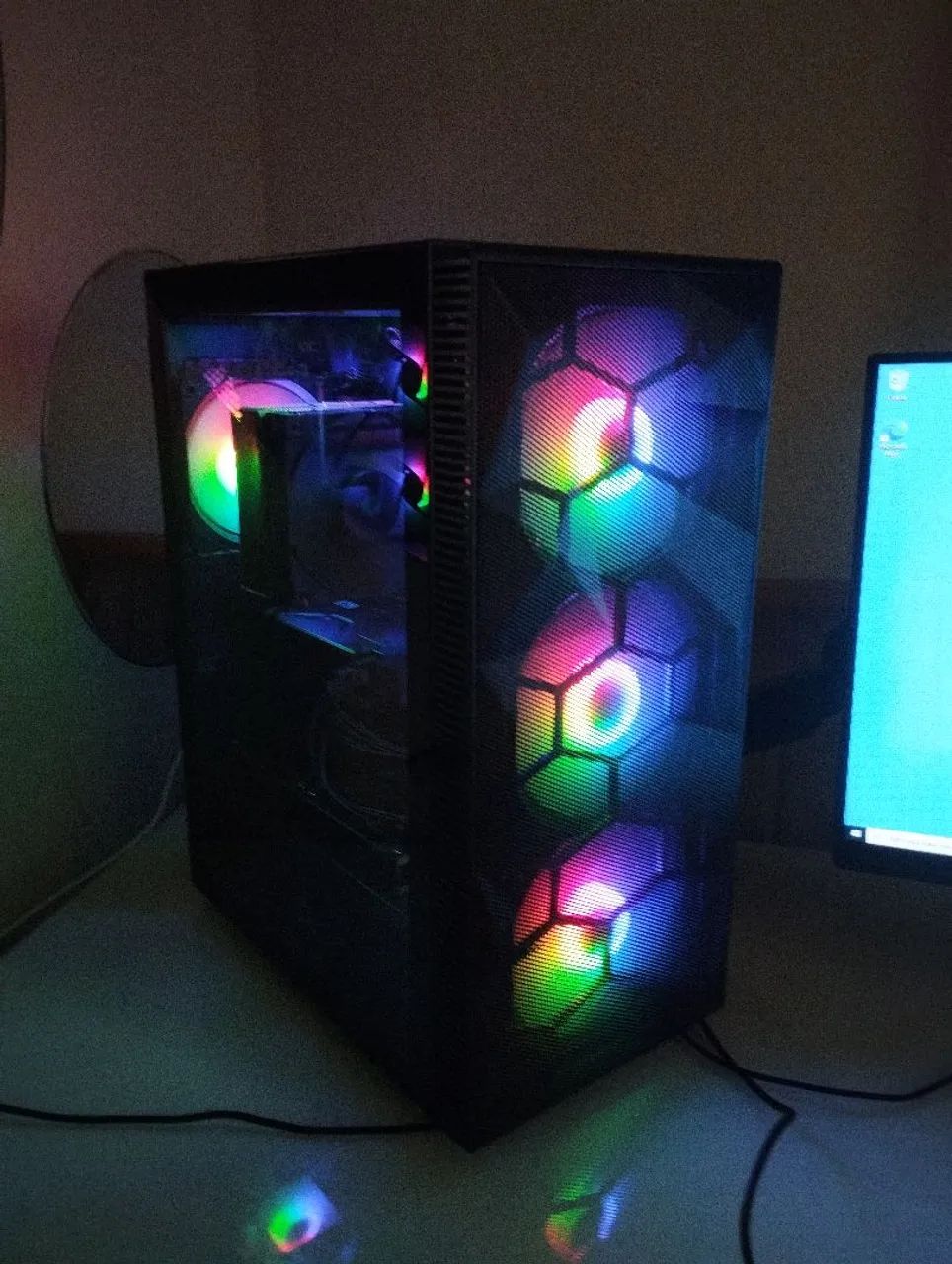 PC NOVO Poder RX 7600 + Ryzen 5 5600: PC Gamer Premium Novo! Não Perca