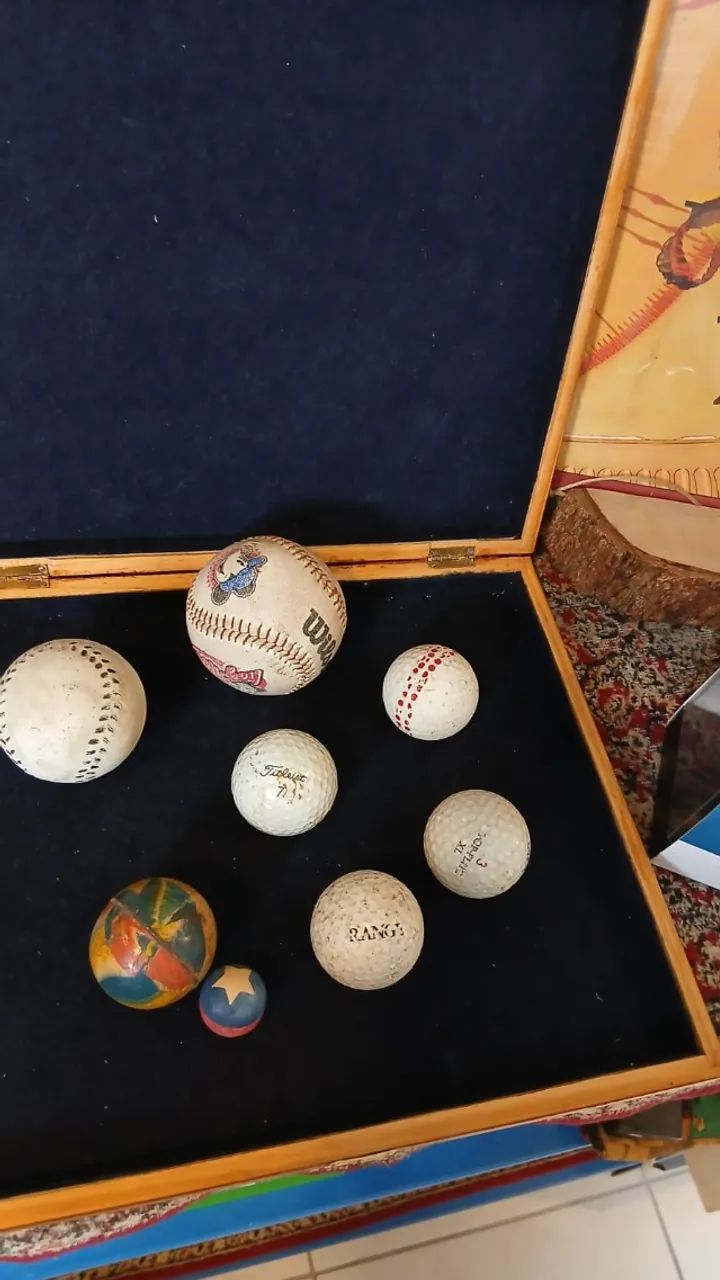 Conjunto de bolas decorativas, baseball, golfe  - Foto 4