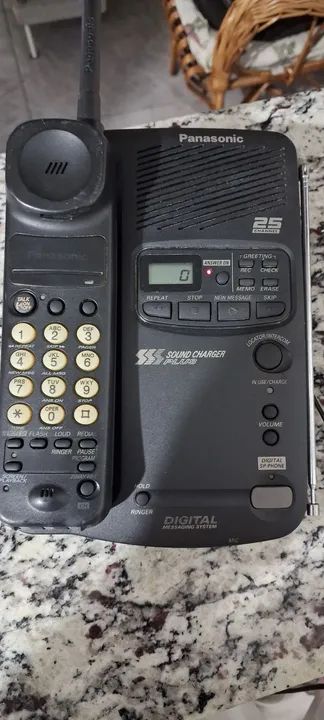 Telefone Fixo Panasonic Sound Charger Pil Plus