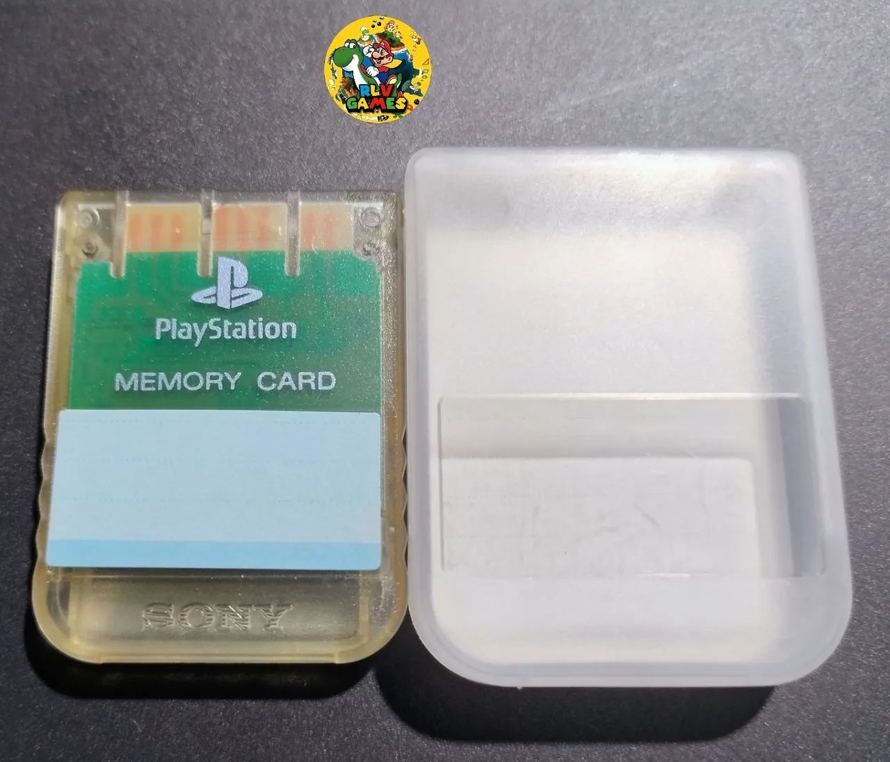 Memory card Transparente Playstation 1 (PS1) ORIGINAL 