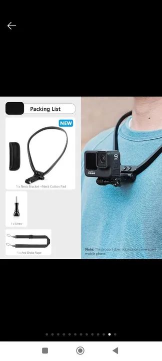 Suporte de pescoço para celular  - Foto 3