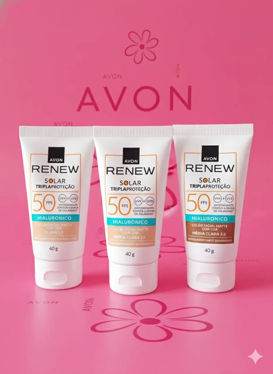 Protetor solar  Renew avon