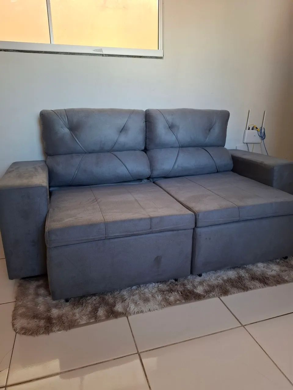 Sofá retrátil novo lacrado.  - Foto 2