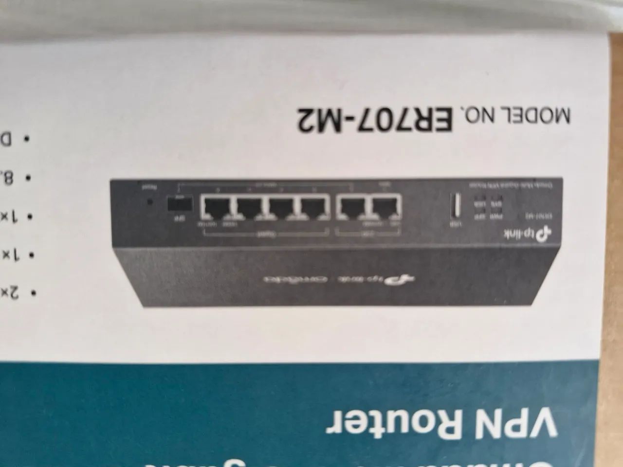 Omada ER707-M2. Novo. Lacrado.64374418595201120