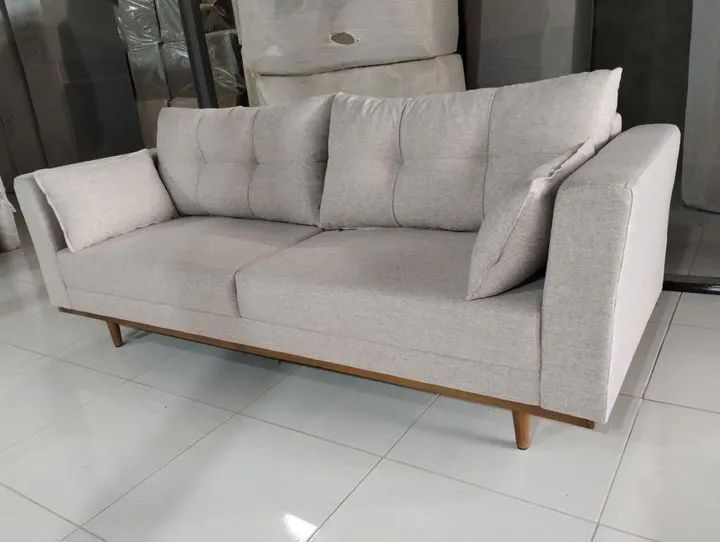 Sofá 2.20 4 lugares moderno e elegante confortável 
