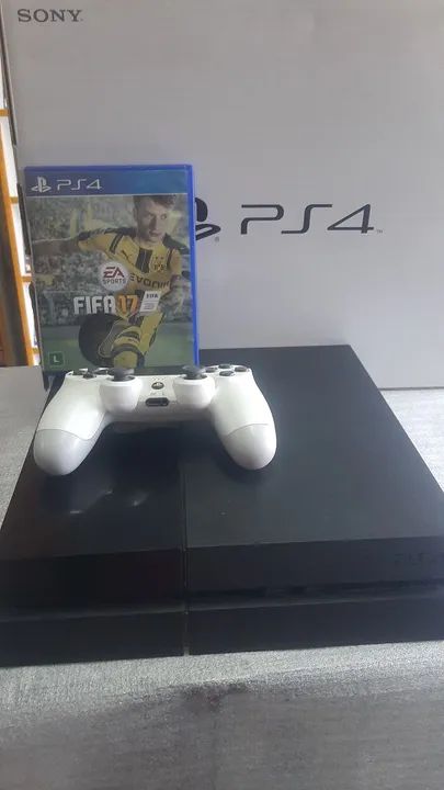 Ps4 + FIFA 17. Garantia,  parcelo 12x . LOJA. 