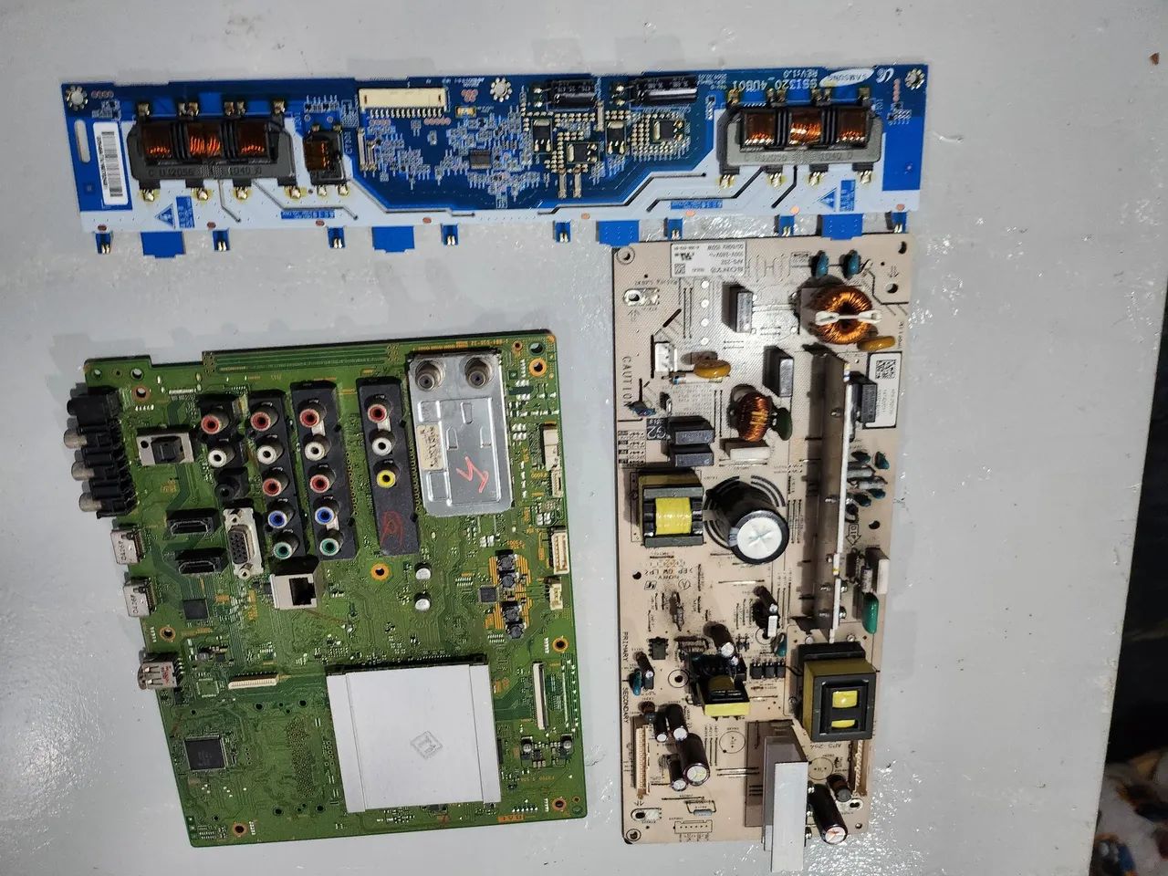 Placas da tv Sony Kdl32ex305 funcionando todas - Foto 6