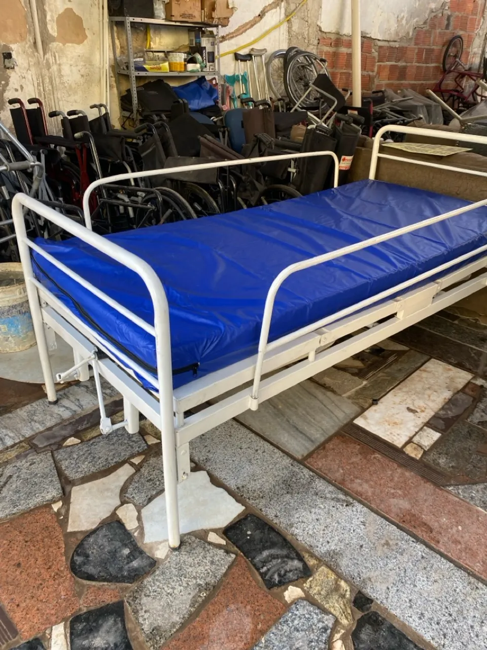Cama Hospitalar com Colchão