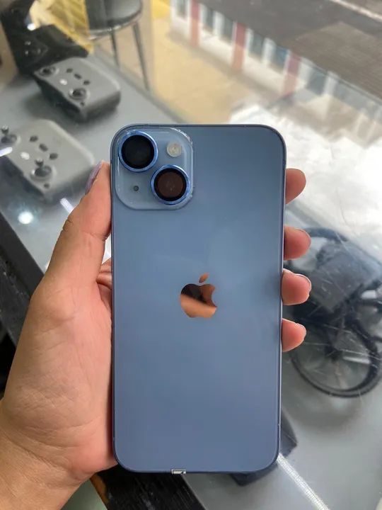 iPhone 14 Azul - Semi novo