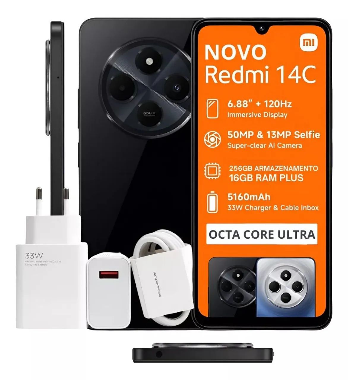 Celular Xiaomi Redmi 14C 256GB 16 Ram Novo Lacrado l Celular Xiaomi Redmi 14C 256GB 16 Ram Novo Lacrado l