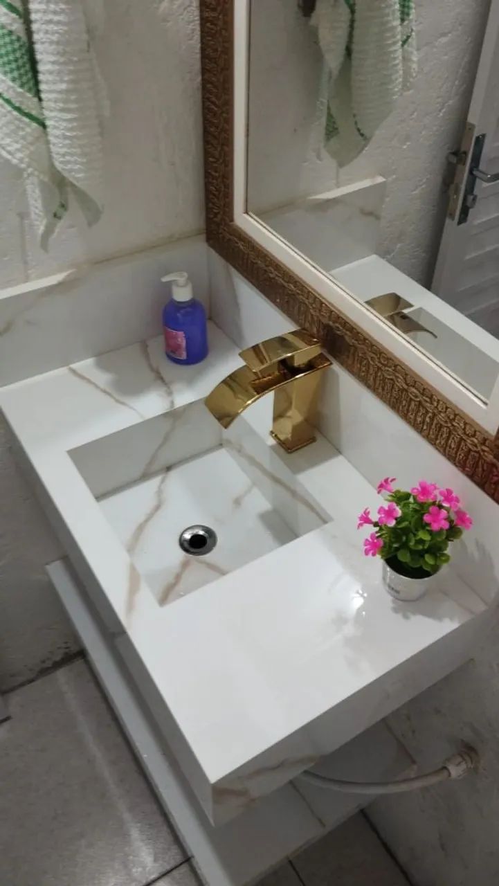 Bancada esculpido em porcelanato - Foto 5