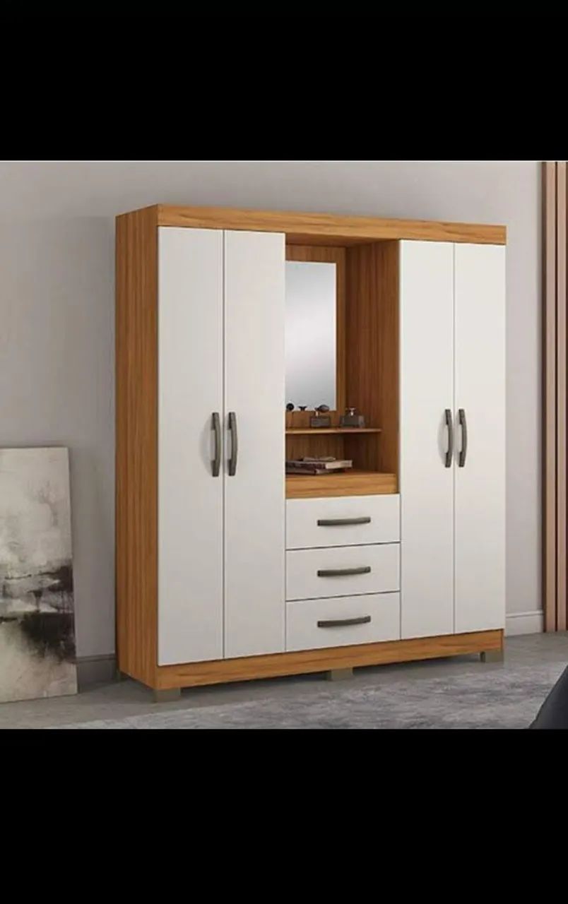 Guarda-Roupa com Espelho novo garantia entrego monto 