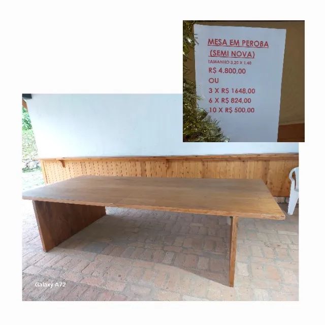 Mesa em Peroba - Foto 2