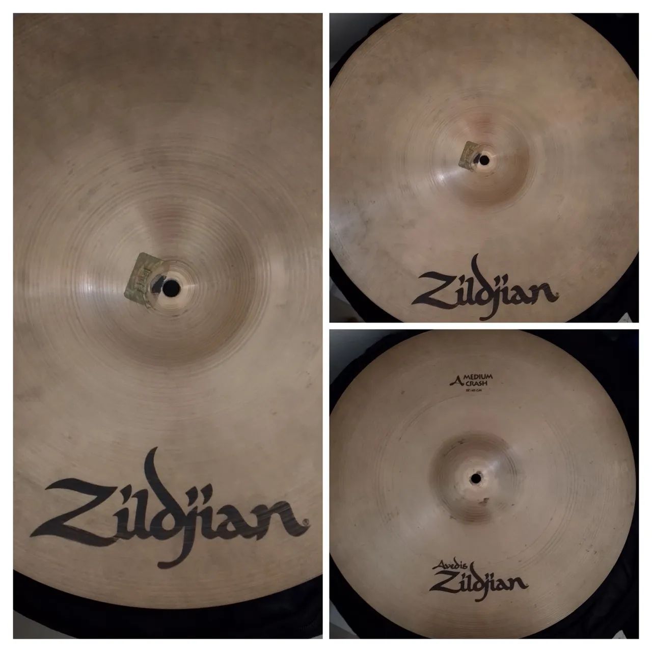 Crooked Eye Q Nashville皿 Prato Zildjian Médio Crash Avedis - Instrumentos musicais