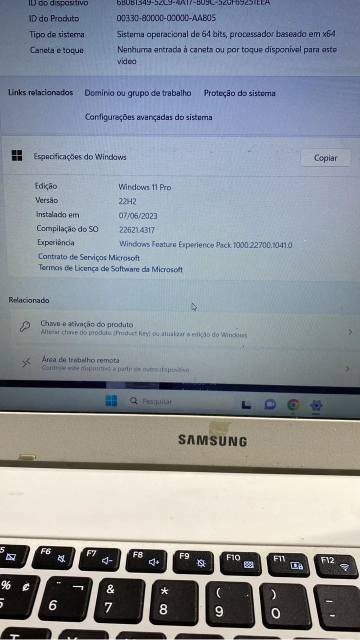 Notebook samsung 350x com ssd - Foto 5