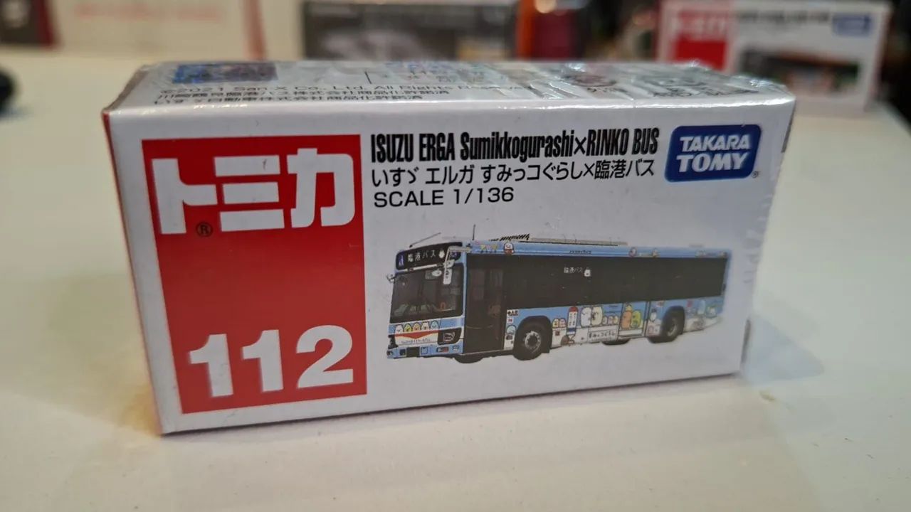 MINIATURA ÔNIBUS TOMICA COM ADESIVOS NOVO - Brinquedos e Jogos