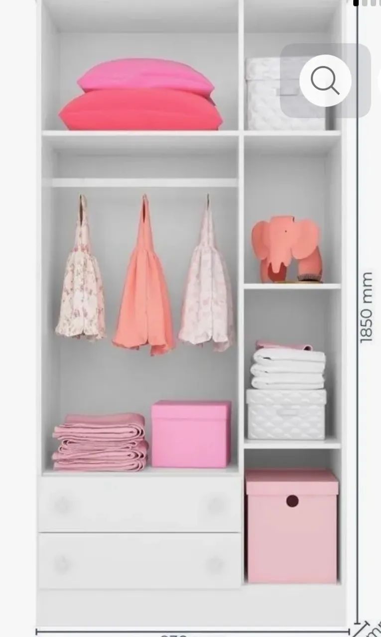 Vende-se Guarda roupa e cômoda infantil  - Foto 2