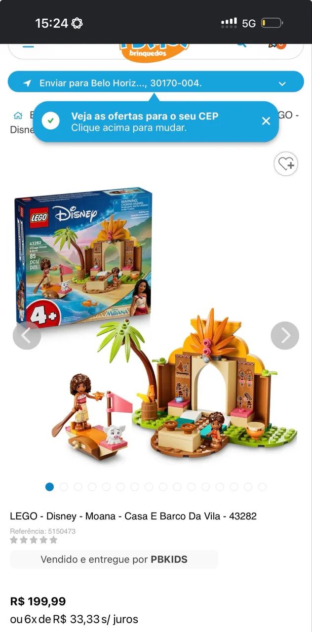 Lego Moana Lacrado  - Foto 2
