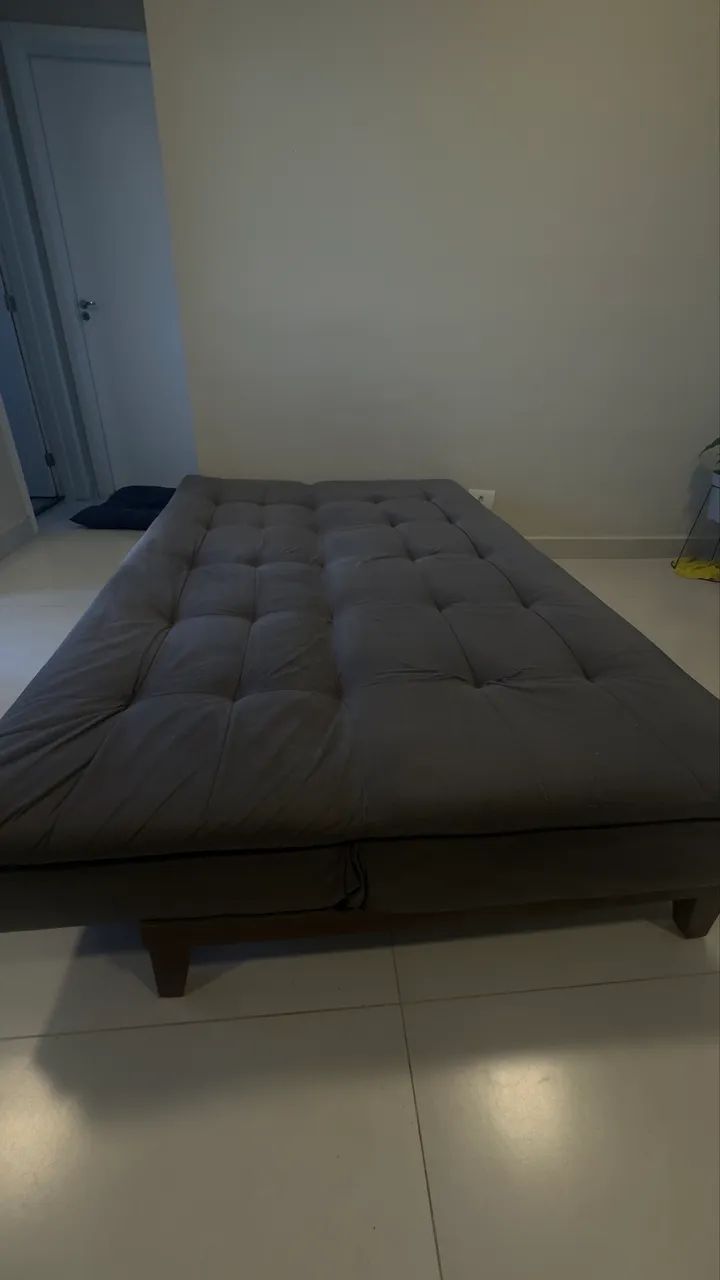 Sofá cama suede premium