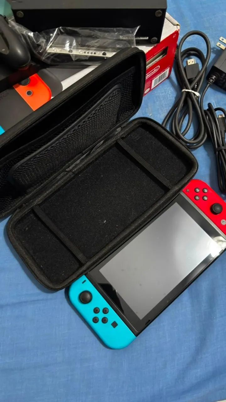 Nintendo Switch V1 + Pro Controller + MicroSD 128GB - Foto 2