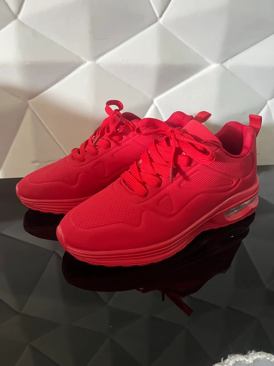 Tênis vermelho tomate - Foto 2