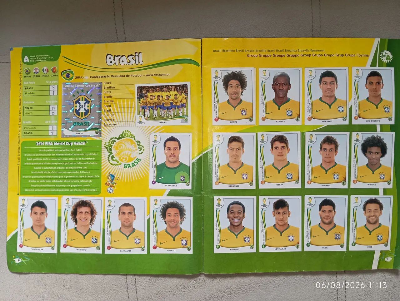 Álbum Da Copa do Mundo Brasil 2014 Completo. - Foto 3