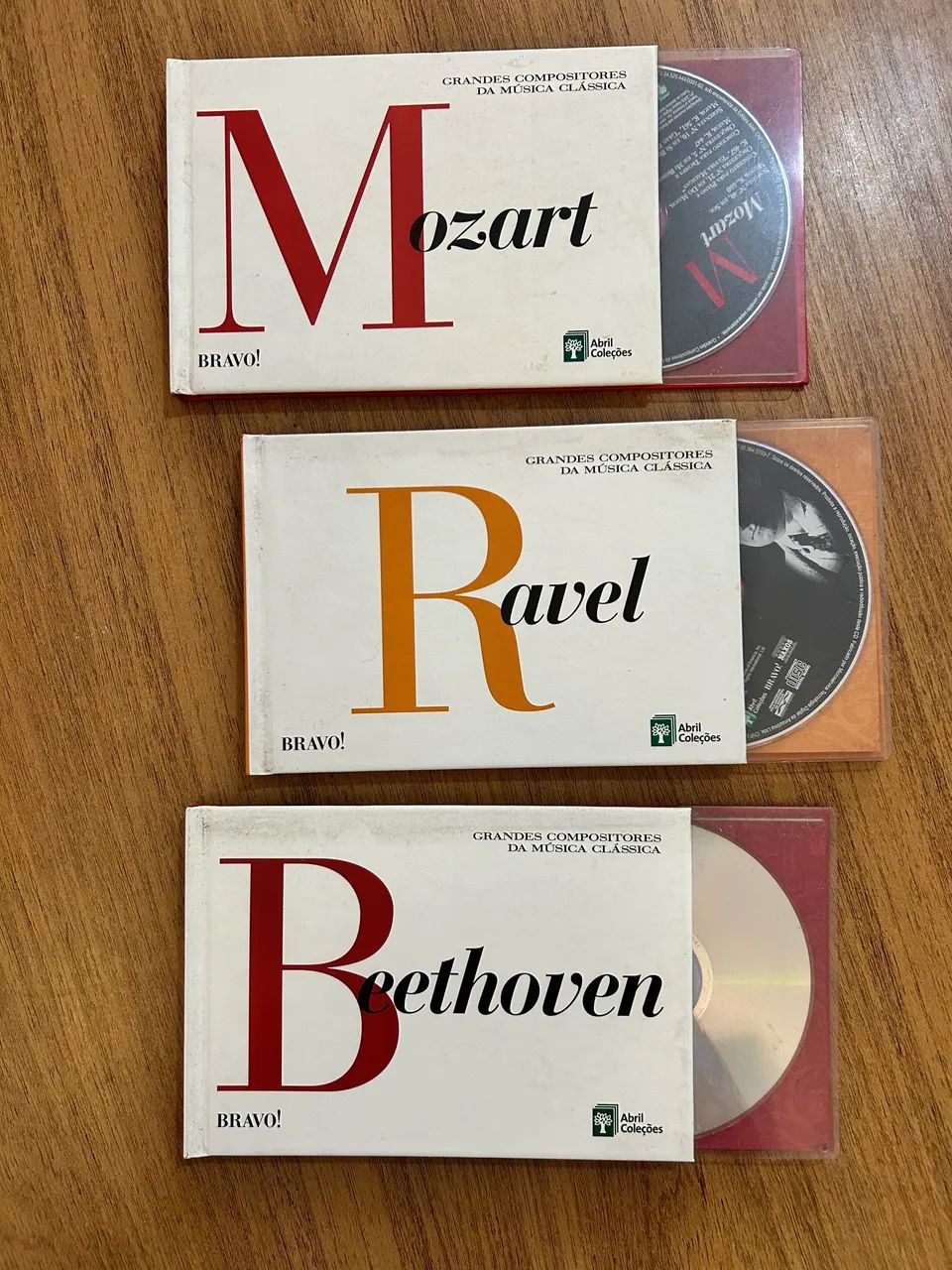 Coleção de CDs de música clássica
