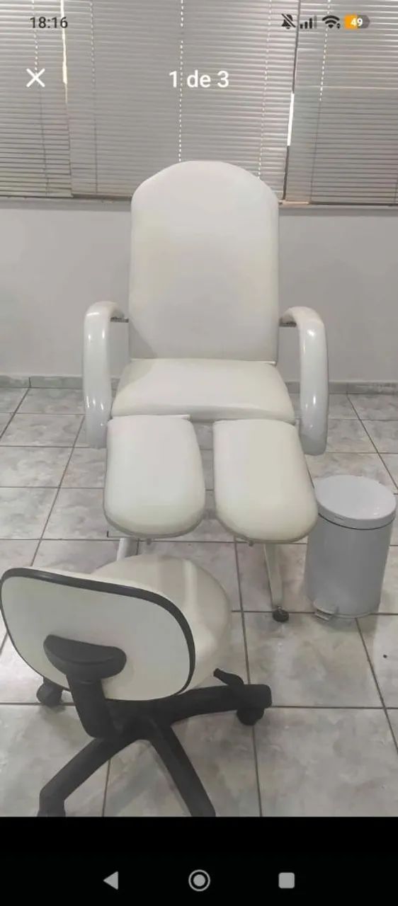 Cadeira Profissional de Design, Estética, Saúde e Beleza