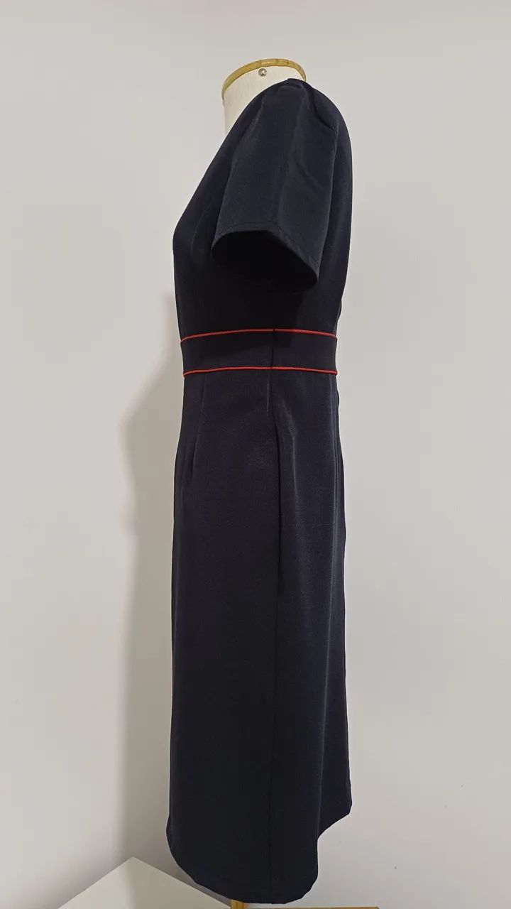 Conjunto Vestido e Blazer Preto - Tam M - Foto 3