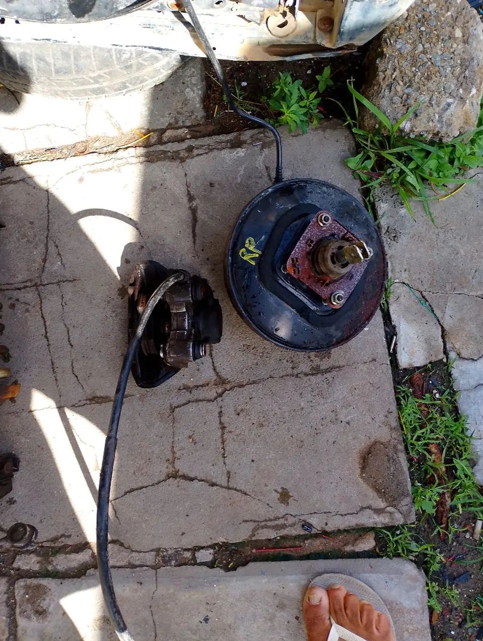 Bomba de freio hidro vácuo pinças disco para Peugeot 