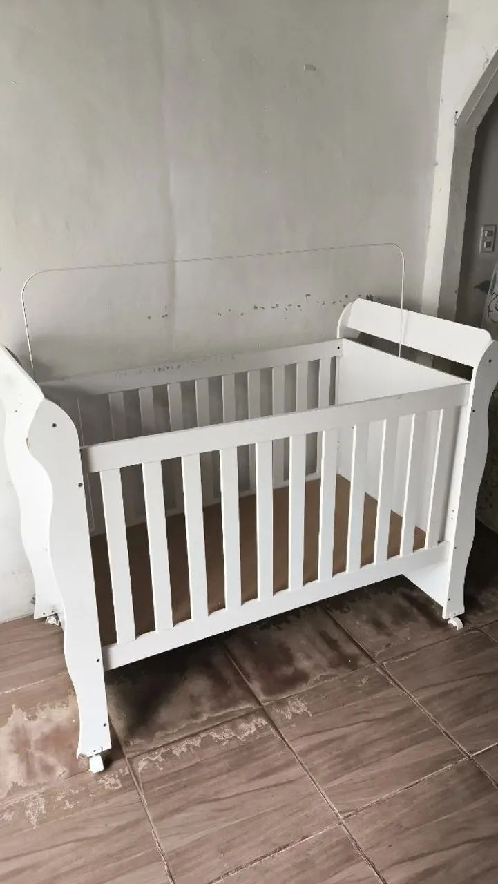 Berço Infantil Branco - Foto 4