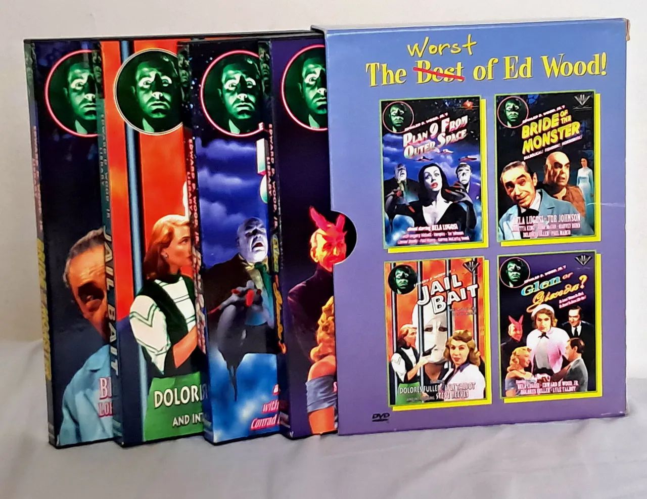 DVD Box The Worst of Ed Wood importado - 4 filmes - DVD, Blu-Ray e