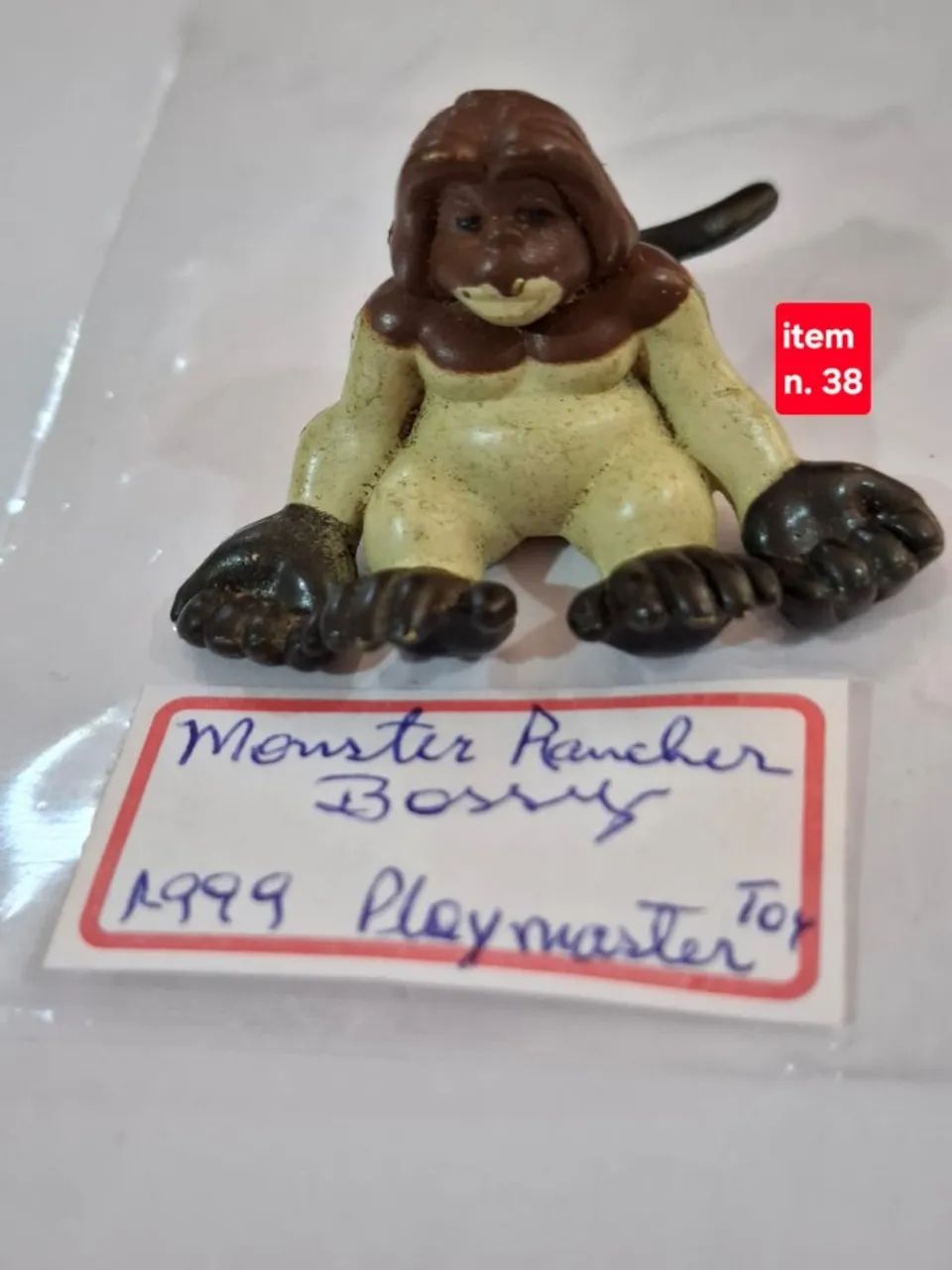 Raro Boneco Monster Rancher Bossy Macaco original Playmates 1999 