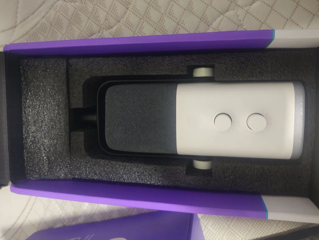 Kit Microfone e Headset Fifine Branco - Foto 4