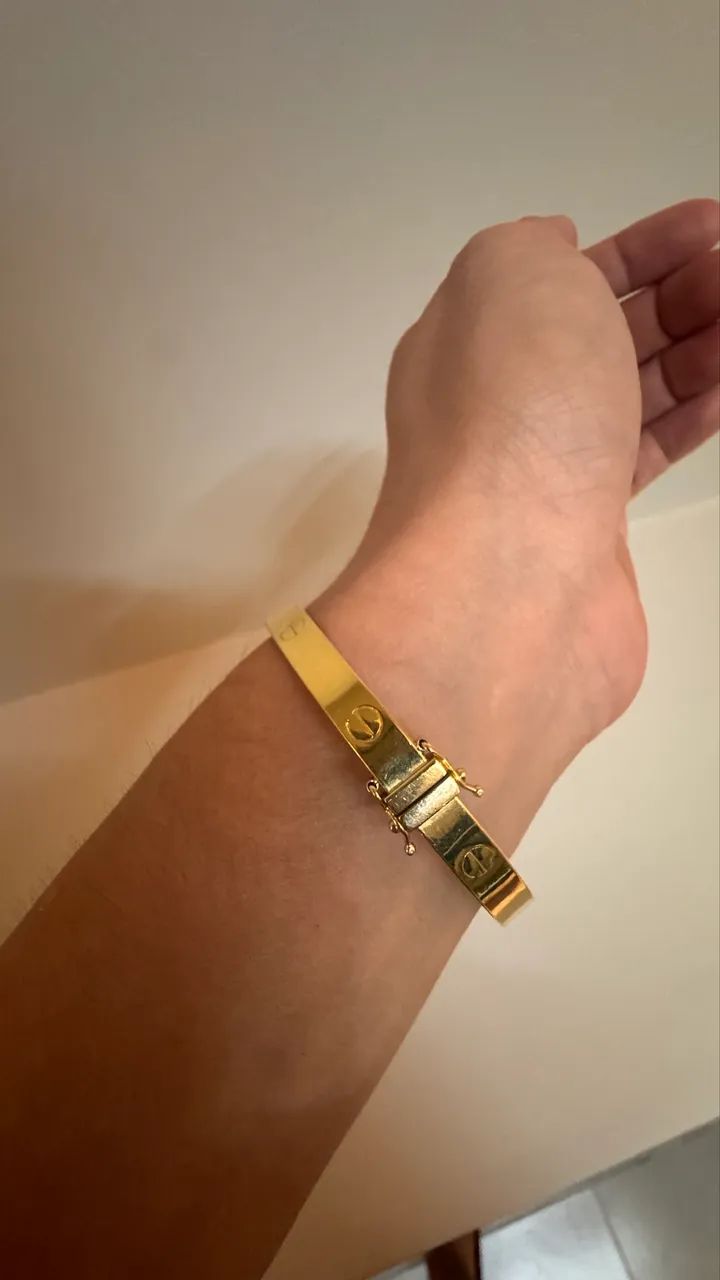 Bracelete pulseira ouro - Foto 5