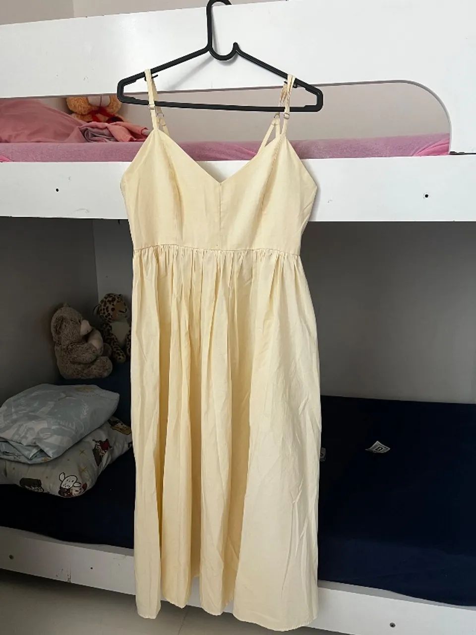 Vestido amarelo manteiga - Foto 3