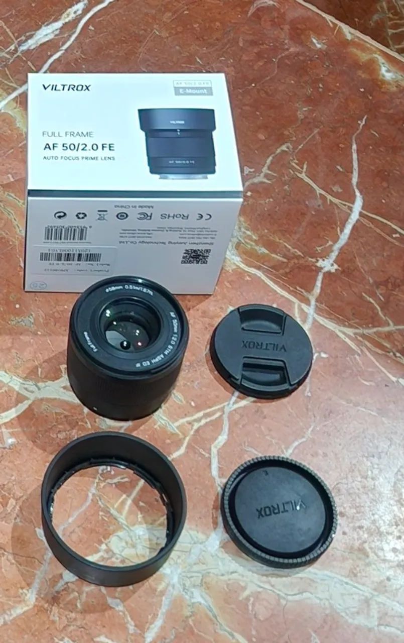 Lente viltrox 50mm F2 completa para sony - Foto 2