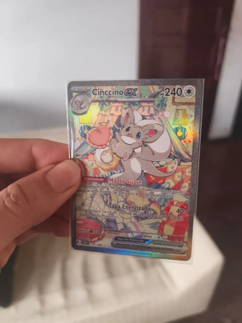 Carta pokémon cinccino Ex - Foto 2