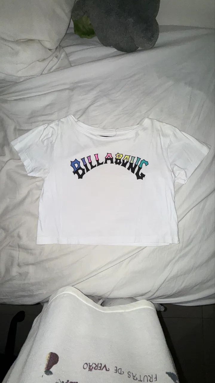 Camiseta cropped Billabong
