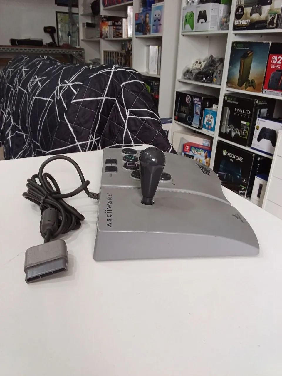 Vendo Controle Arcade Ps1 Asciiware Arcade Stick Semi novo - Foto 3