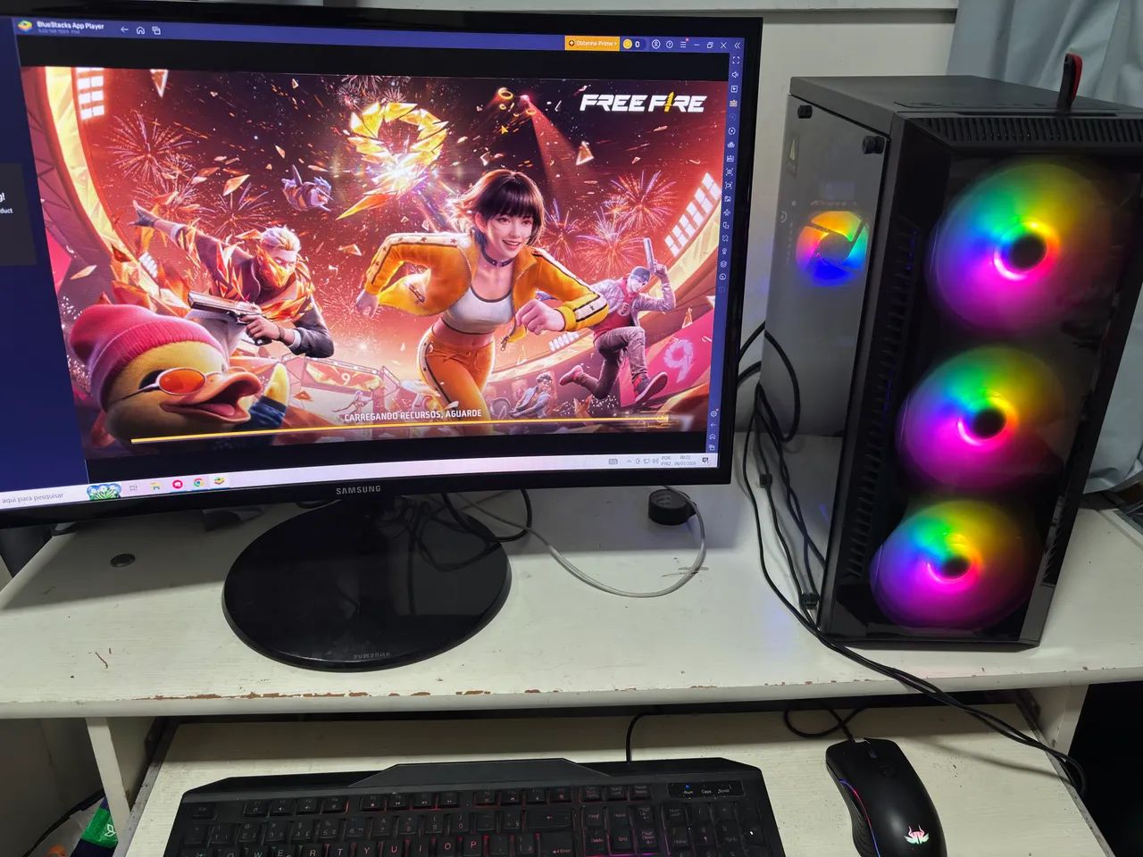 Pc gamer i3 | 8gb ddr4 | 240ssd | parcelamos - Foto 3