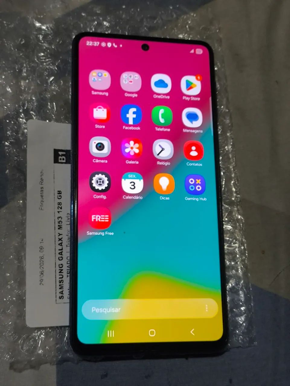 Samsung m53 5g 128gb 8 ram perfeito  - Foto 3