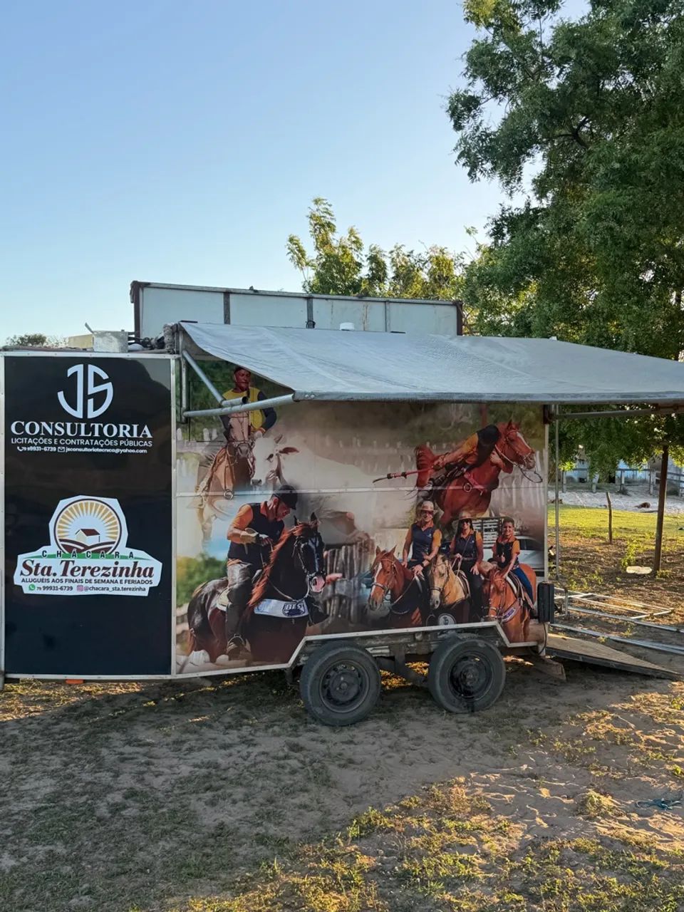 Treiler de vaquejada para 02 cavalos - Foto 2