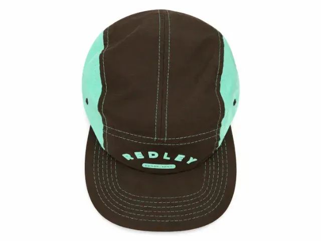 Boné Redley Five Panel Marrom E Verde Água - Foto 4