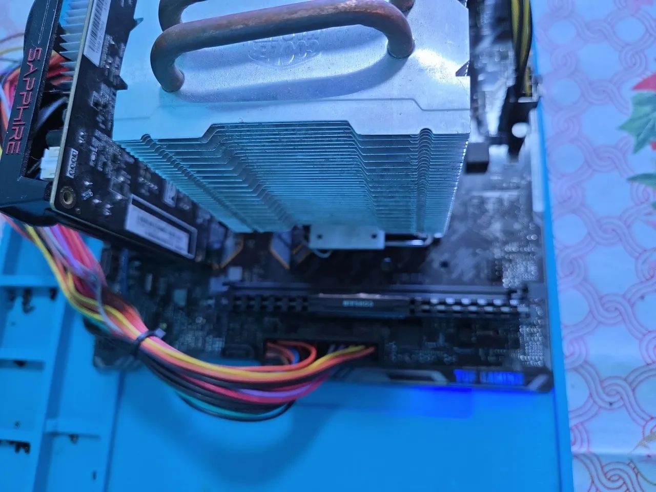 Placa mãe TUF h310m-plus gaming/br com defeito. - Foto 4