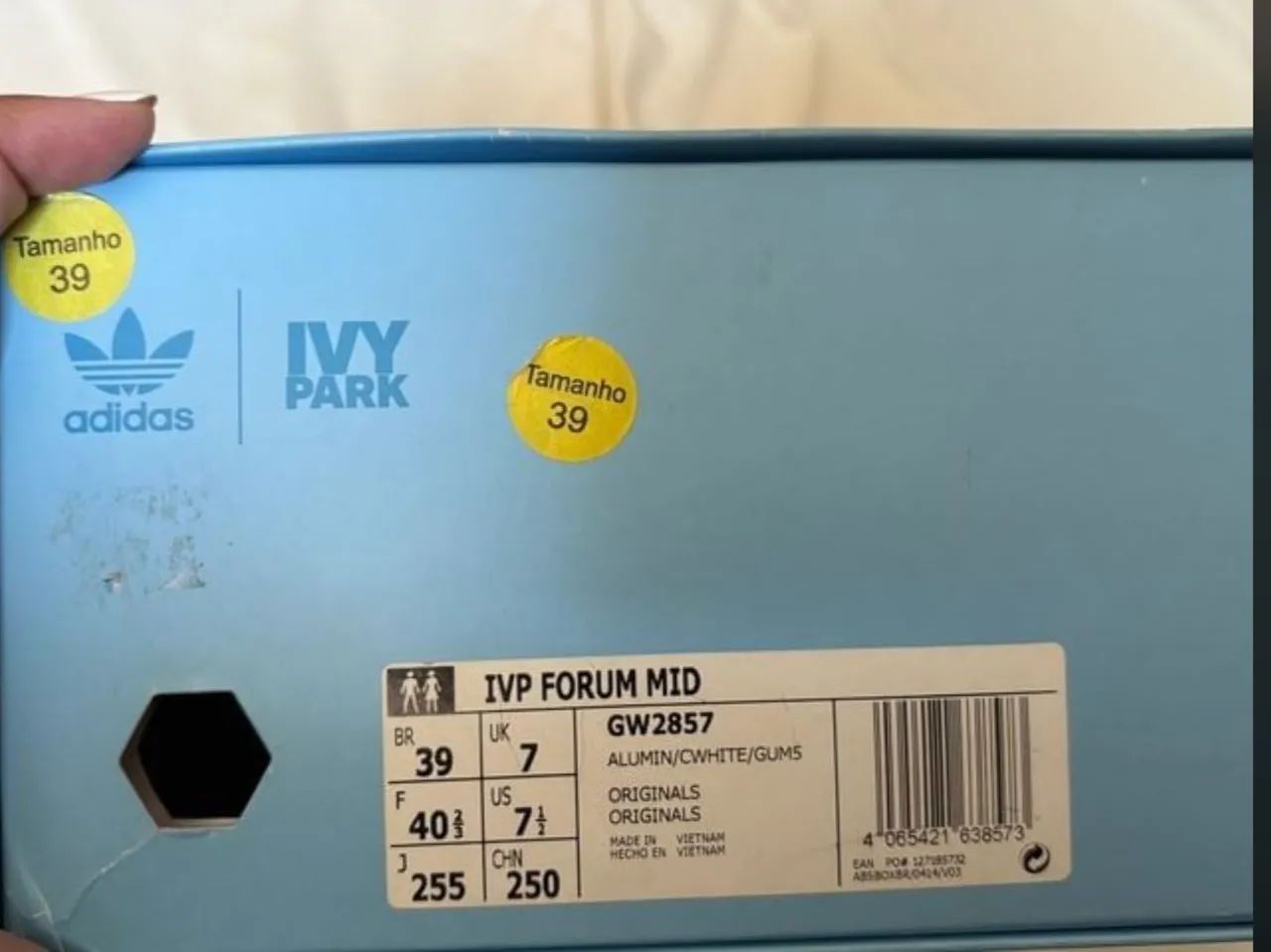 Adidas forum mid ivy park 39 - Foto 4