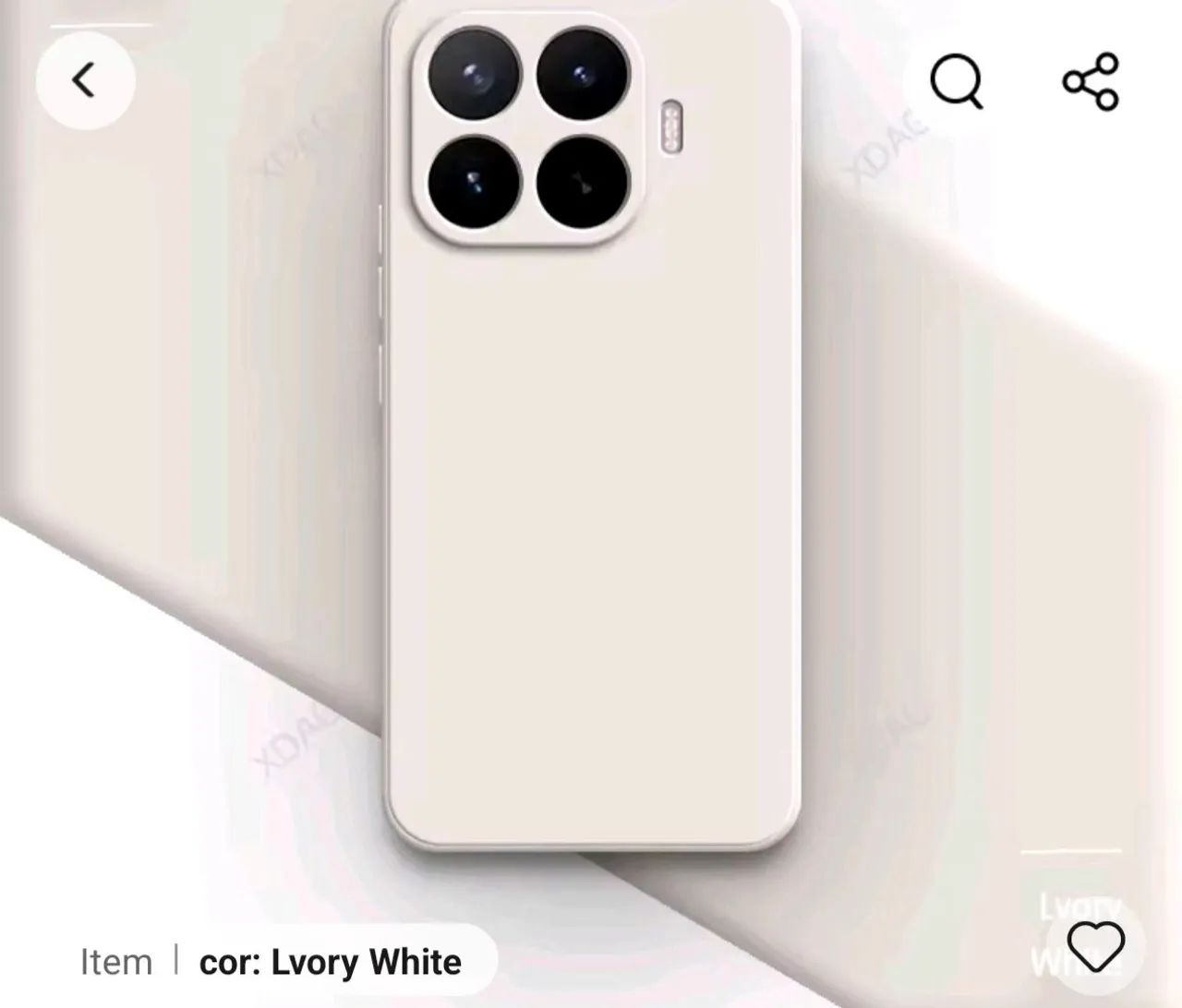 Capinha case xiaomi 17t